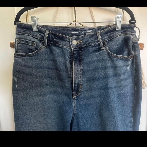Old Navy Womens High rise Flare Jeans (new)-size 14 - Picture 2 of 4